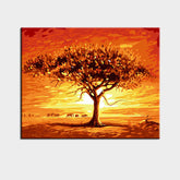Painting by Numbers Africa Tree